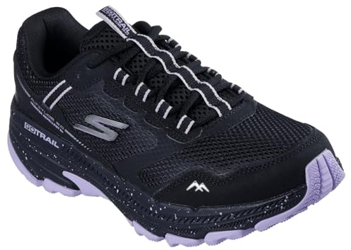 Skechers Dam GO Run Trail Altitude 2.0 Ravine, Svart läder lavendel trim, 38.5 EU