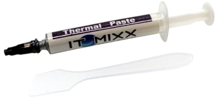 IT-MIXX Wärmeleitpaste 2g – Hochleistungs-Kühlpaste für CPU, GPU, Prozessor – Thermal Grease für PC, Laptop, Konsole – Metallfrei, Nicht elektrisch leitend, einfache Anwendung