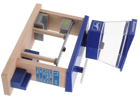 NUOBESTY Holz Flughafen Spielset Für Kinder Interaktives Zubehör Fördert Feinmotorik Und Logisches Denken Sicheres Holzspielzeug Kreatives Rollenspiel Für Kleinkinder