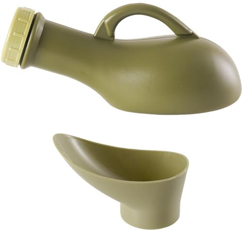 Urine Bottles Male, with Screw Top Lid, Urinal Bottles for Unisex 1000ml Urine Bottle, Unisex Spill Proof Wee Pee Bottles Container Plastic Bed Pan, Spill Proof,Travel,Keep in Car Portable