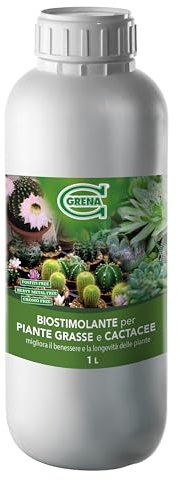 Concime liquido Biostimolante per PIANTE GRASSE e CACTACEE - IDROGRENA (1 litro)