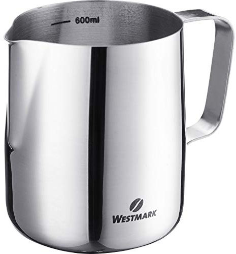 Westmark Brocca da latte, 600 ml, Brasilia, con scala graduata, ø 11 cm, acciaio inox 18/8, 24782260