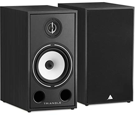 Triangle - Altavoz de Estantería Hi-Fi BOREA BR03 - Potencia Admisible 100W - Sensibilidad 90 dB/W/m – Versátil para Música y Cine en Casa - 206 x 380 x 314 mm - Negro (Par)