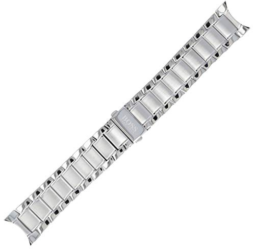 HUGO BOSS Uhrenarmband 22mm Edelstahl Silber - 659002545
