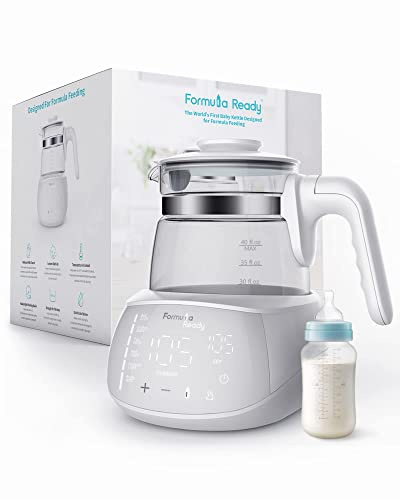 MELARQT Formula Ready Water Kettle with Precise Temperature Control (Keep Warm 24 Hours at Perfect Temp) Electric Boiler Heater for Night Feeding, Faster Than Bottle Warmer