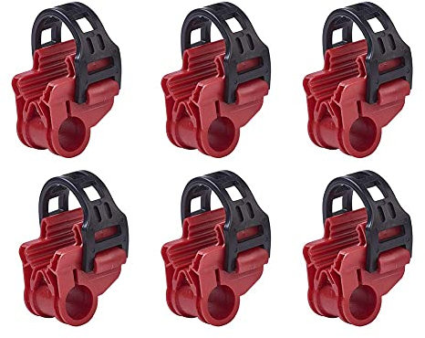 Blueshyhall Lot de 6 Crochets de Rechange de Porte Bagage Vélo Arrière de Voiture, Accessoires de Porte Vélos (ABS + Caoutchouc)