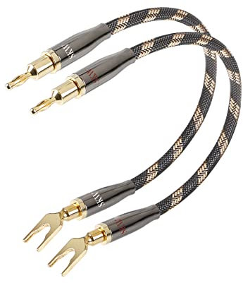 SKW HiFi Ponti per altoparlante con forcelle, 20 cm, 2 pezzi