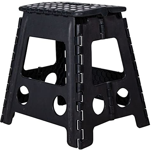 Dura-Tech Tall Foldable Step Stool 15 | Stable Essential | Enhances Chore Efficiency | Lightweight & Portable | Foldable Design | Non-Slip Surface