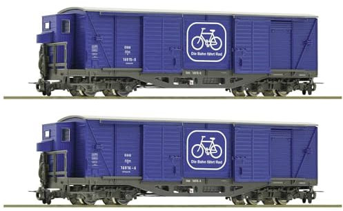 Roco 6640003 H0e 2er-Set Fahrradtransportwagen der ÖBB