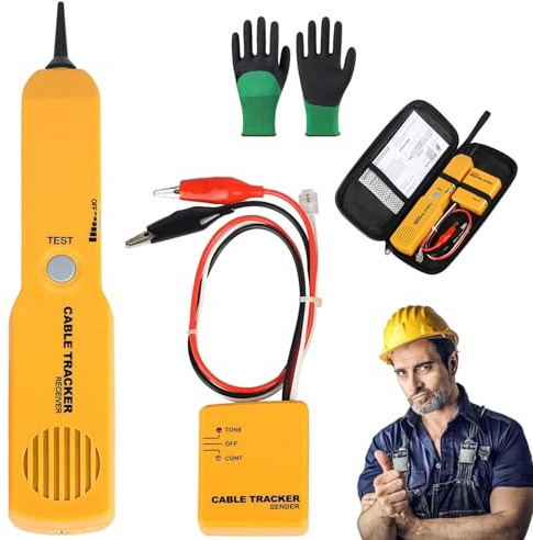 Em415pro Automotive Electrical Open&Short Finder Circuit Tester, Cable Tracker Electrical, Digital Car Circuit Scanner Diagnostic Tool, Operates on DC Voltages from 6 to 42 Volts (Yellow)