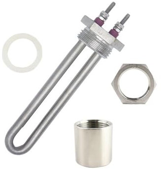AYRTEGI VNJUGF DN25 All Stainless Steel 220V 500W Electric Heating Element for Boiler Heater/Water Dispenser wanglan(Heater Thread Nut)