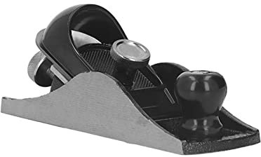 Adjustable Mini Wood Planer Hand Planer Carbon Steel Cutting Depth Incisive Black, European Woodworking Hand Plane with Smoothly Appearance, Suitable for Pine, Beech, Basswood (M)