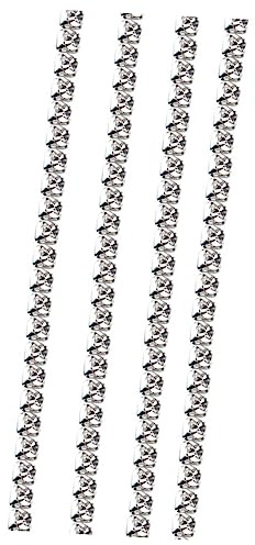 Gatuida Strassketten Mit Strassbesatz Aus Glasdiamanten Und Messingkrallen Ca Lang Zum Basteln Und Selbermachen Von Modeschmuck Und Dekorationen