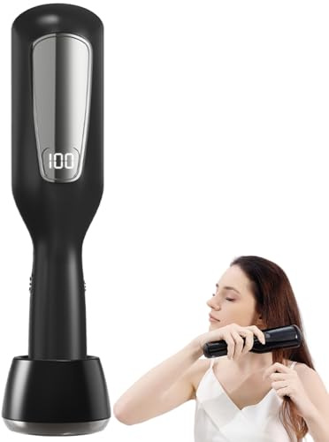 Split End Remover & Hair Trimmer with Negative Ion Technology, USB Rechargeable for Frizz Control & Healthy Hair, Precision Cutter for Split Ends & Damaged Hair (Black)