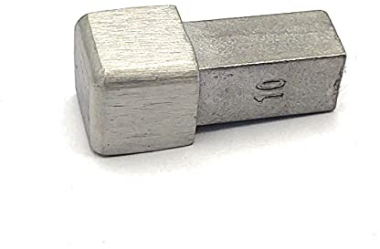 Fliesenschiene Premium V2A Edelstahl Quadratprofil Eckstücke glänzend gebürstet (Edelstahl V2A gebürstet, 11 mm)