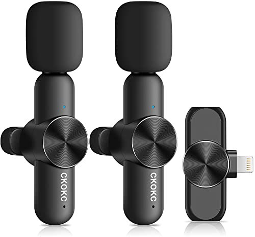 CKOKC Lavalier Mikrofon, Wireless Mini Mikrofon