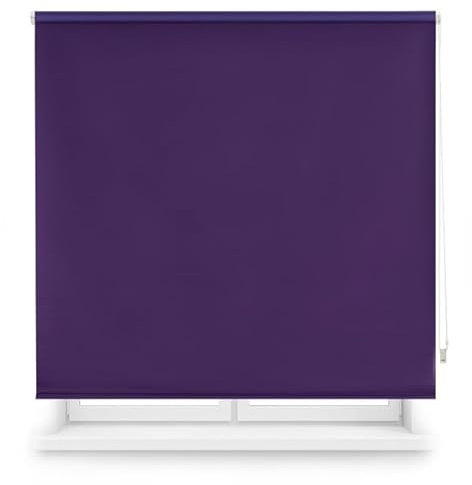 Blindecor Draco | Rollo verdunkelung - Violett, 180 x 175 cm (BxH) | Stoffgröße 177 x 170 cm | Thermorollo für fenster