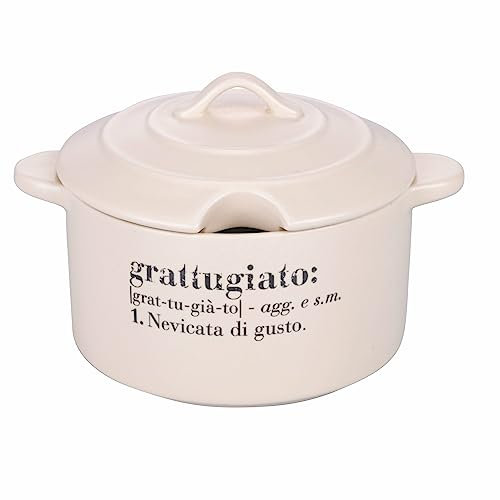 Villa d'Este Home Tivoli Formaggiera 400 ml in gres, Victionary