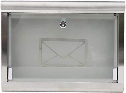 Briefkasten Edelstahl Glas Outdoor Fashion Regensichere Wand Briefkasten Villa