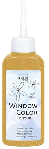 CREATIV DISCOUNT Window-Color-Konturenfarbe 80ml, Gold