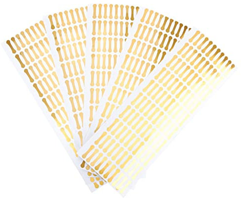 MAGICLULU 500pcs Tamper Proof Stickers 2x0.5cm Self Adhesive PVC Tamper Evident Labels Security Seals for Food Packaging and Safety