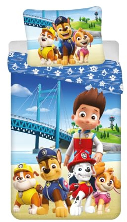 Paw Patrol Collections de literie pour Enfant de la Marque modèle Yelp Bettwäsche 140 x 200 cm, 70 x 90 cm