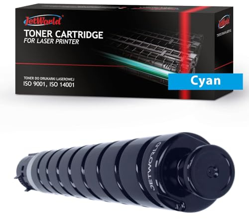 JetWorld Toner Kompatibel Canon CEXV58C 3764C002 Cyan für C5840i, C5850i, C5860i, C58070i 60000 Seiten je Tonerkartusche, Hochwertiger Druck