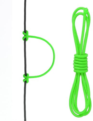 PATIKIL Arco D Loop Corda 2 FT, Arco D Loop Corda Rilascio Materiale Nock Filo Anello Fibbia per Arco Compound, Verde