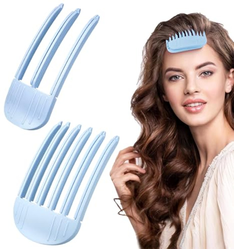 Pinza para El Pelo Esponjosa, Clips de pelo para peinado, 2 Pinzas de Volumen para Flequillo Esponjoso, Clip de Volumen para La Línea del Cabello