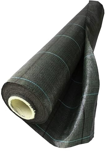 NOOR Unkrautblocker Profirolle - Unkrautvlies 105 g/m² - Rolle 1 x 25 m | reißfestes Bändchengewebe aus UV-stabilisiertem PP - für Wege, Beete & Sandkästen - wasserdurchlässig & verrottungsfest