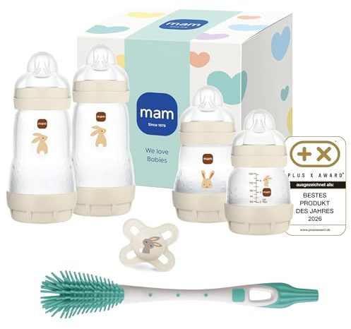 MAM Easy Start Anti-Colic Neugeborenen-Set, 0+ Mon, beige