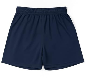 BSBAAA FASHIONS Boys Sports Shorts, Gym Football Training Activewear, Kids School PE Shorts Lightweight Quick Dry Pull-On Age 3-16 Years