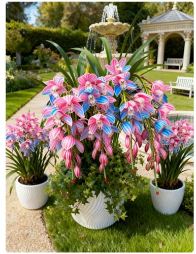Rizomi di orchidea Cymbidium. Abbellisci il tuo giardino. Forniamo rizomi di una varietà di orchidee Cymbidium classiche e rare.-3Rizomi