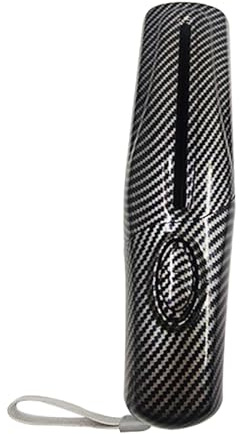 Milageto Mini distruggidocumenti portatile, taglierina per documenti, versatile, taglio di strisce di cancelleria, forniture per ufficio per ritratti, Colore Fibra di Carbonio