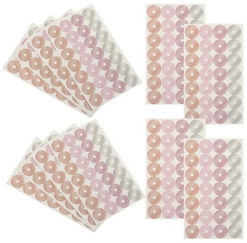 MAGICLULU Adesivi di Rinforzo per Fori Rotondi in Metallo, Etichette Adesive per Carta a Fogli Mobili, Set da 16 Pezzi per Documenti, Scuola e Ufficio, Proteggi Buchi Resistenti