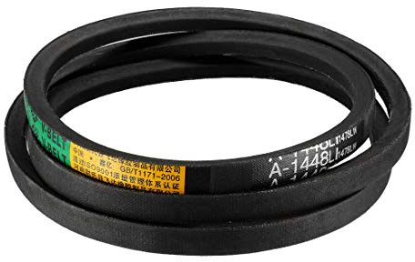 sourcing map A1448 V-Belts 1448mm Inner Girth 13mm Top Width 8mm Thickness A-Section Rubber Drive Transmission Belt