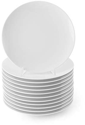 Holst Porzellan MA 120 Lot de 12 assiettes à petit-déjeuner, en porcelaine, 20 cm