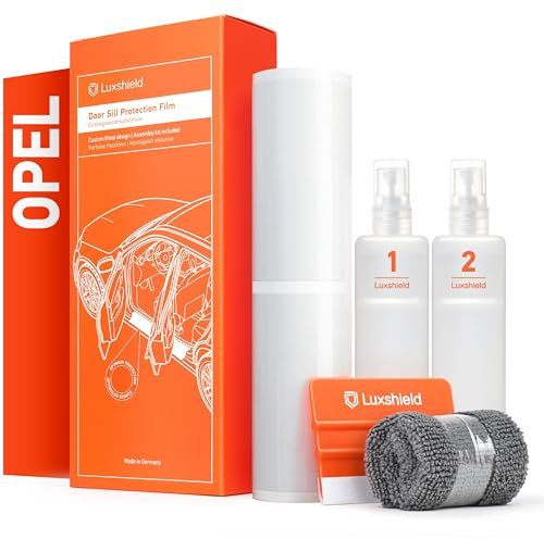 Luxshield Auto Einstiegsleisten Schutz für Opel Zafira Life I 2019-2025 - Schutzfolie Autotür Zubehör Zierleisten Lackschutzfolie Transparent