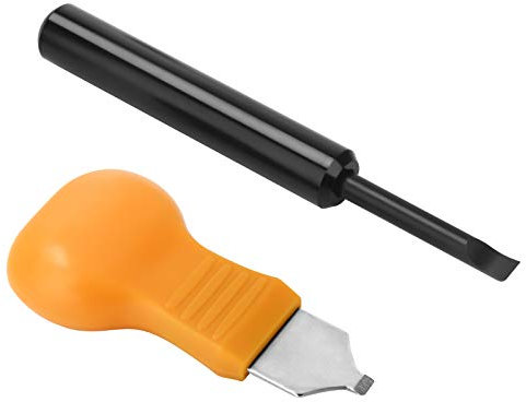 lenpestia Watch Back Removal Tool Pry Watch Cover Case Remover Opener Knife Watch Battery Replacement Repair Tool Accessories 2PCS