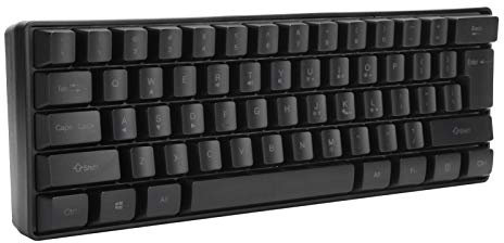Sxhlseller Gaming-Tastatur, Tastatur USB-RGB-Hintergrundbeleuchtung Gaming-Tastatur mit 61 Tasten für Laptop und Desktop