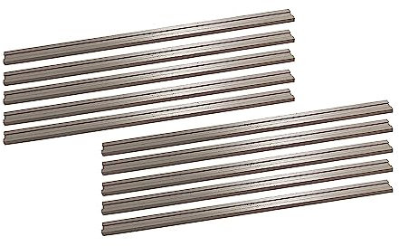 easyhaha 20pcs 110x5.75x1.2mm Planer Blades 110mm Replacement 110MM Handheld Planer Blades HSS(High Speed Steel) Reversible design doubles