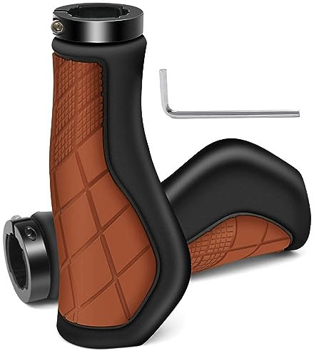 Qutsvosh Fahrradgriffe, ergonomische Griffe, Nicht-Gummi-Lenkergriffe, Fahrradlenkergriffe für 22,2 mm E-Bike,