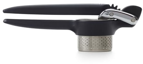 Chef'n Potato Ricer and Vegetable Ricer, Heavy Duty Press and Mash Kitchen Tool, Black