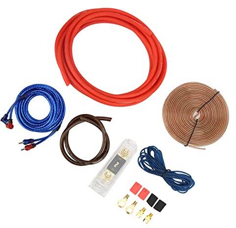 Kit d'installation de Voiture Complet avec Câble 4GA pour Subwoofers et Amplificateurs - et Performances Fiables