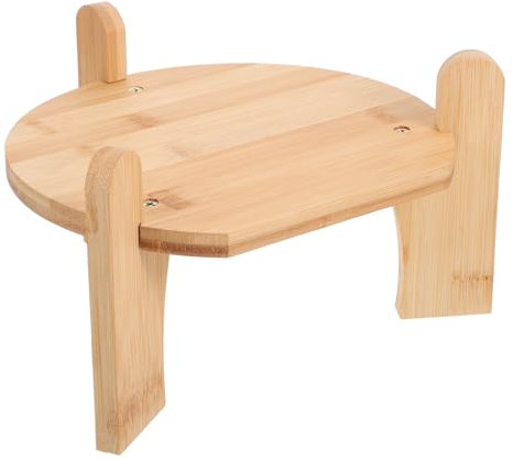 UKCOCO Soporte Para Dispensador De Bebidas De Bambú Resistente y Estable Para Eventos y Fiestas Para Dispensador De Agua y Bebidas Diseño De Mostrador