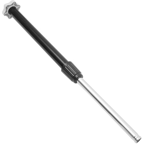 NUOBESTY Varilla de Soporte para Ventilador de Pie Base Estable y Tubo de Acero Inoxidable, Accesorio Resistente y Minimalista para Ventiladores de Pedestal