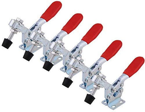 5 Stück Knieschützer Klemmklemme Kniehebelspanner Horizontalspanner Waagrechtspanner Vertikal Klemme Werkbankbefestigungen 227Kg Tragfähigkeit