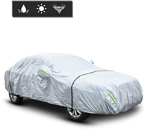 PKW Abdeckplane Autoabdeckung Car Cover Wasserdicht Vollgarage Autoplane Auto Ganzgarage Schutzhülle Plane