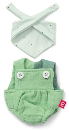 Miniland - Ropa para Muñeca de 21 cm, Accesorio de Ropa para Muñecos, Conjunto Chico Forest 21 Cm