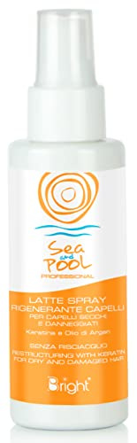 Sea and Pool Latte Spray Rigenerante per Capelli Secchi e Danneggiati 100 ml